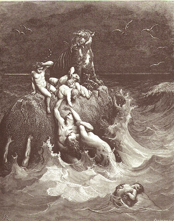 IL DILUVIO genesi, 7,23
